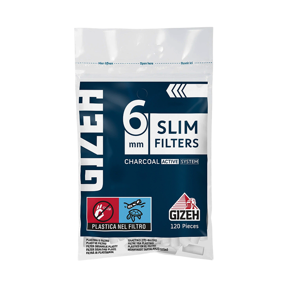 Filter GIZEH Charcoal Slim 6mm 120s - Image 1